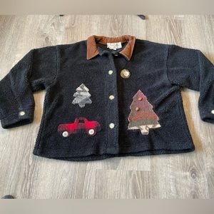 Tasha Polizzi for T.P Saddleblanket & Co Women’s Large Sweater Black Cardigan